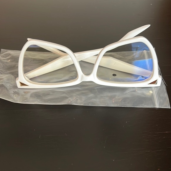 Computer glasses, white acrylic frame, new never worn - Picture 2 of 6